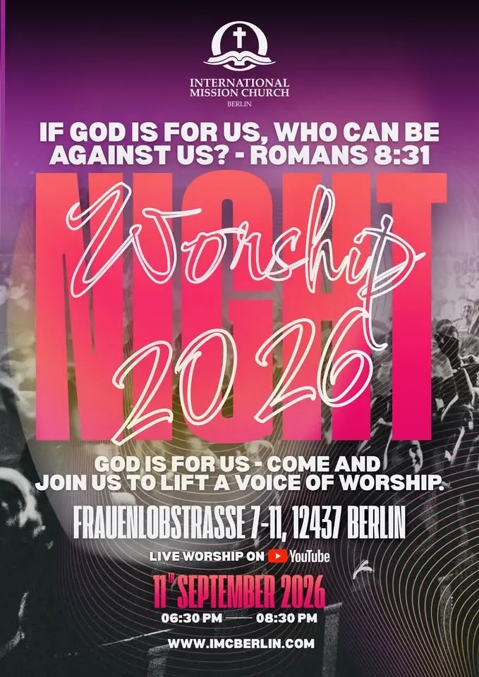 Worship Night 2026 - If God is for us, who can be against us? - Romans 8:31