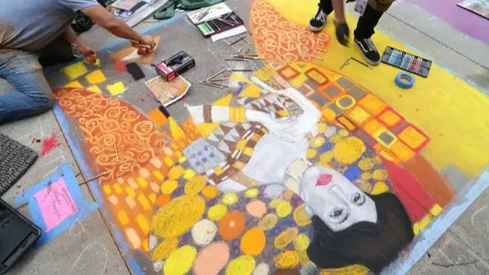 (free) Street Art Chalk Festival!!! Art under your feet!!