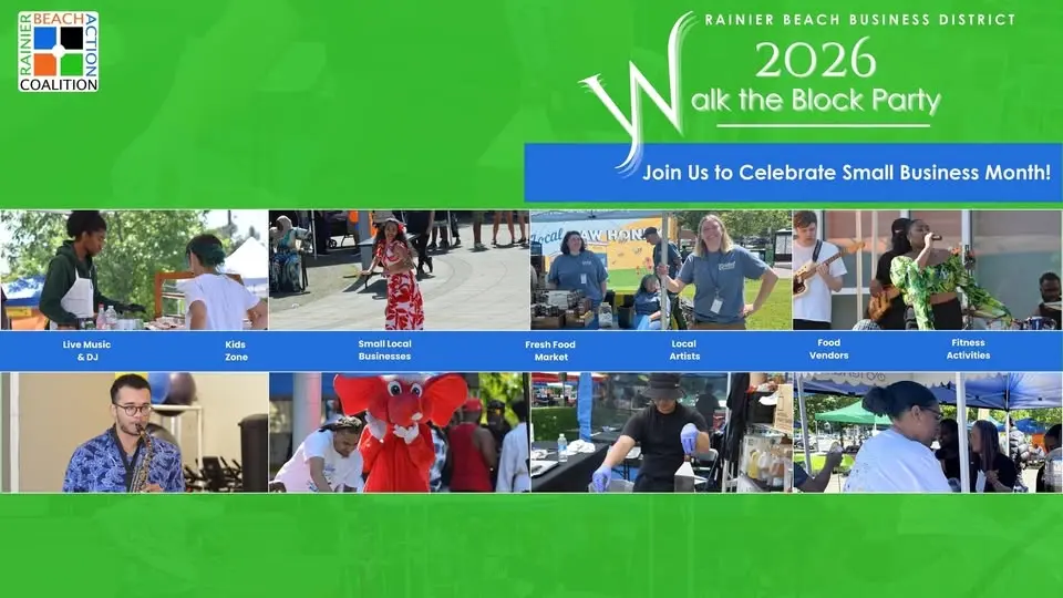 Rainier Beach Business District 2026 Walk the Block Party