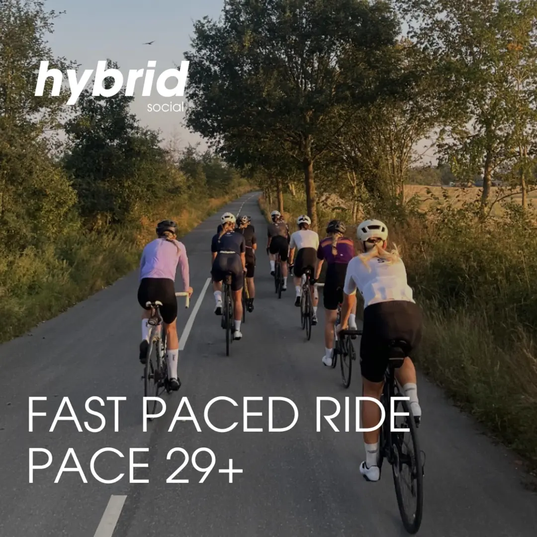 Hybrid Social Fast Paced Ride (Pace+29 + Intervals)