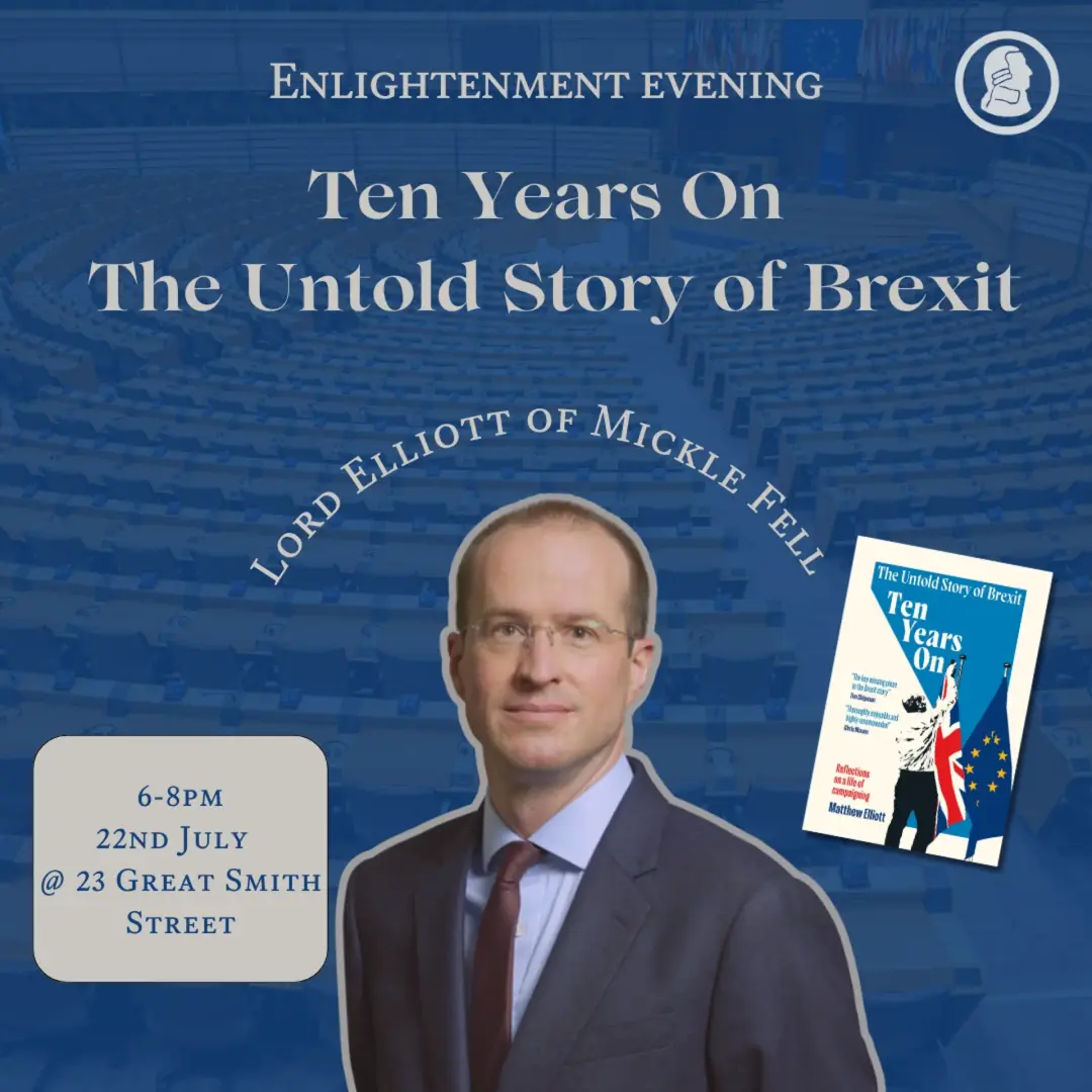 Enlightenment Evening: Ten Years On with Lord Elliott of Mickle Fell