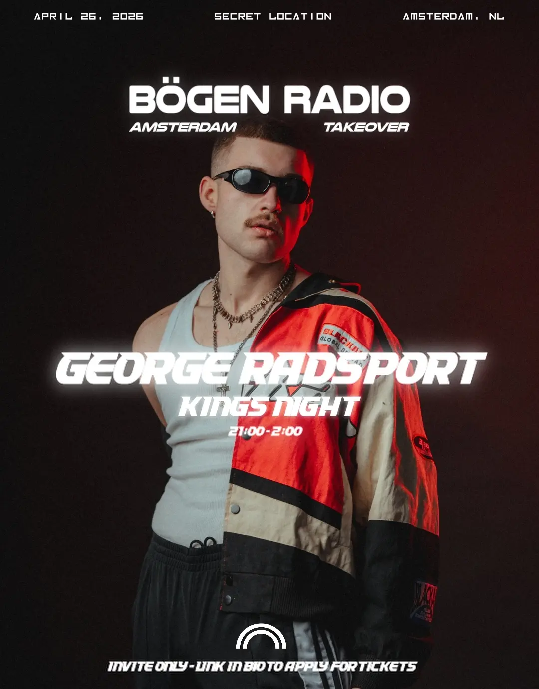 George Radsport x Bögen Radio King's Night Takeover