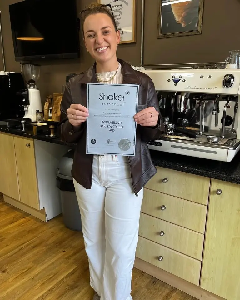 3 Day Intermediate Barista Course R6 250