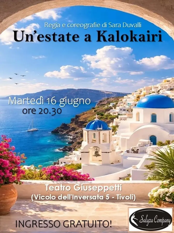 "Un'estate a Kalokairi", diciottesimo spettacolo di fine anno della Salyza Company