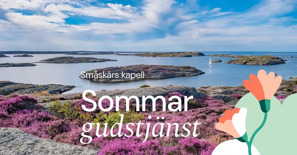 Sommargudstjänst i skärgården - välkomna till Småskärs kapell! 