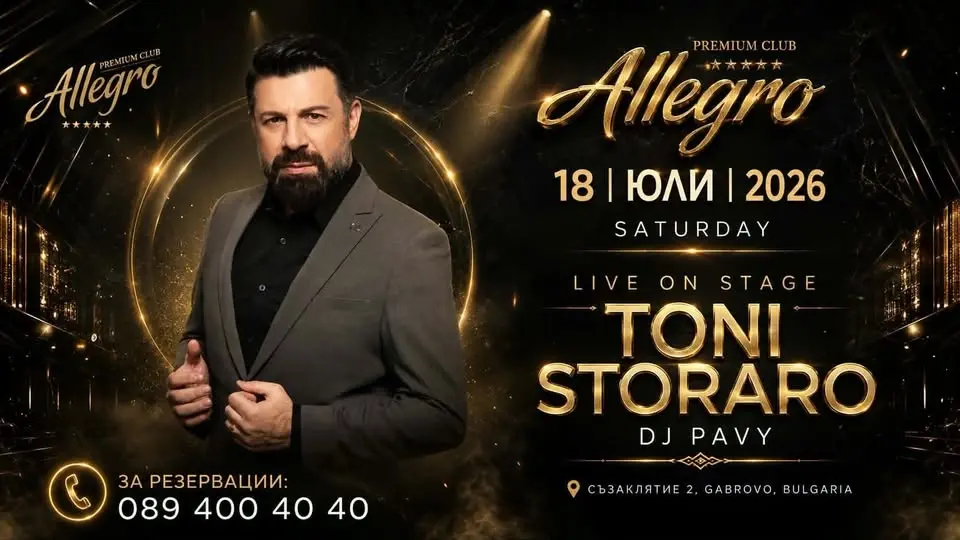 TONI STORARO Live