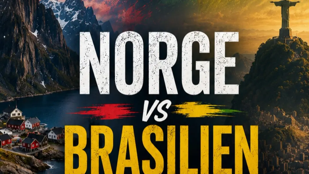 NORGE-BRASILIEN fotbolls VM