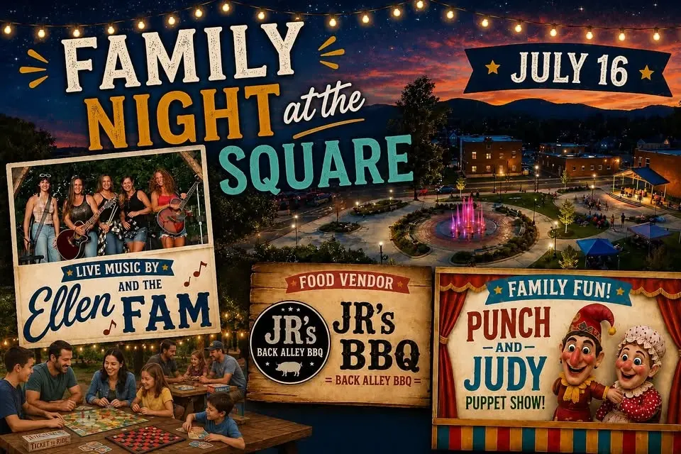 ๐ถ Thursdays at the Square โ July 16 ๐ถ ๐ - Ellen and the Fam