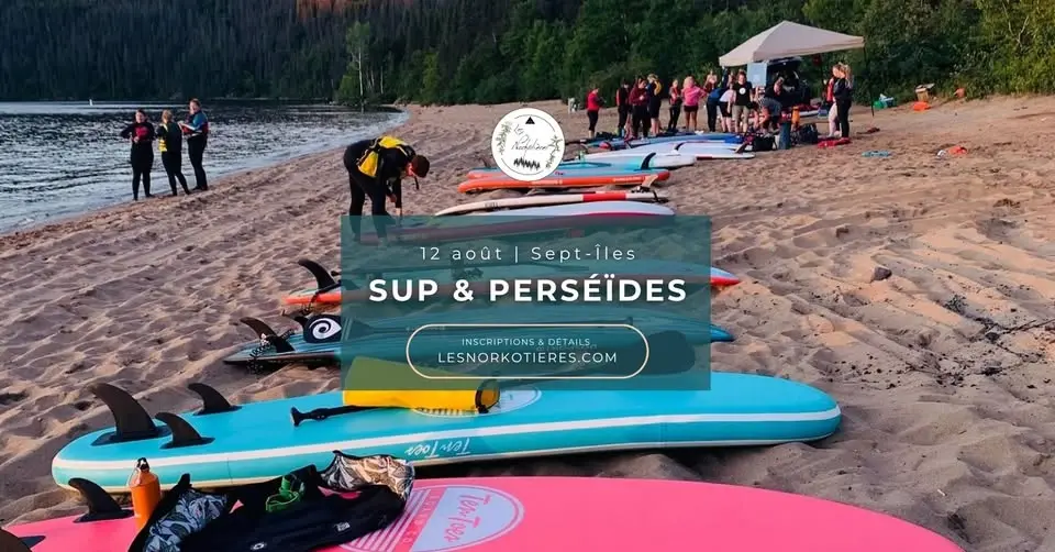 SUP & Perséïdes | Lac-des-Rapides, Sept-Îles