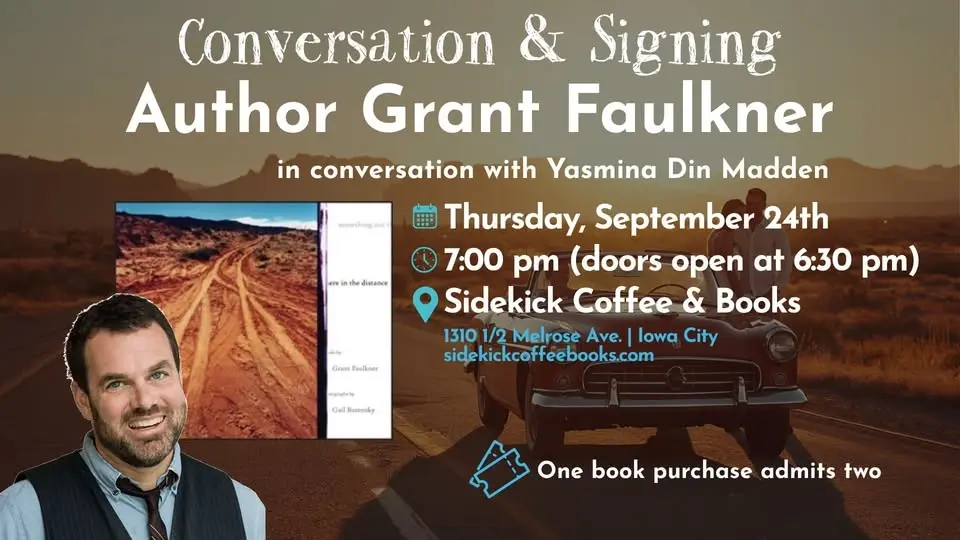 Author Event with Grant Faulkner in conversation with Yasmina Din Madden