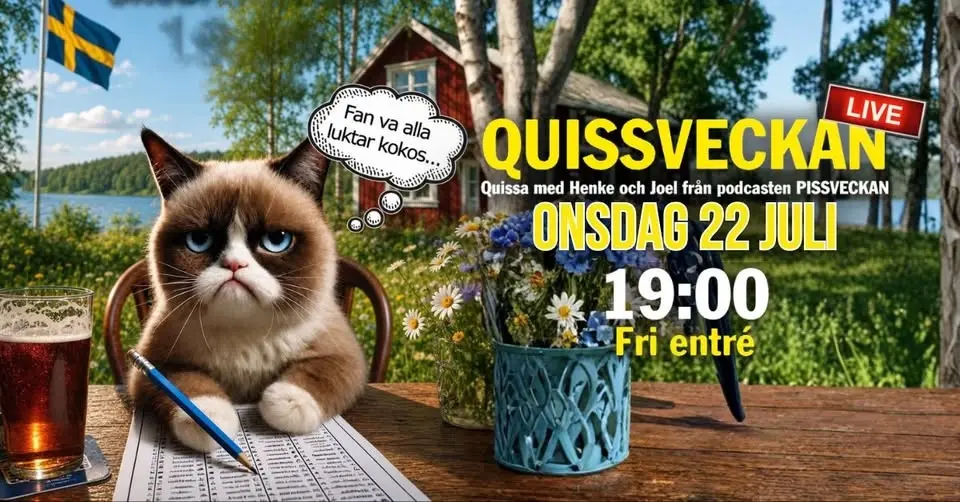 Quissveckan live! ☀️