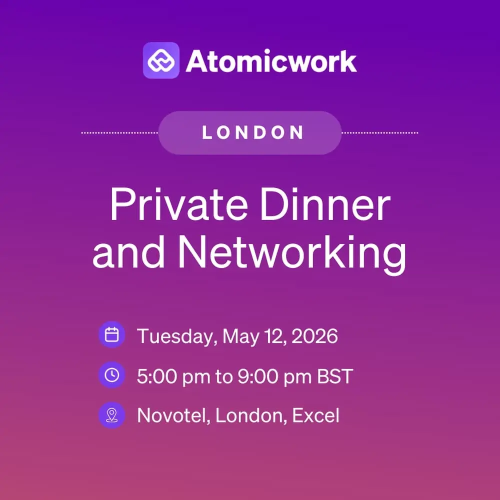 Private Dinner & Networking