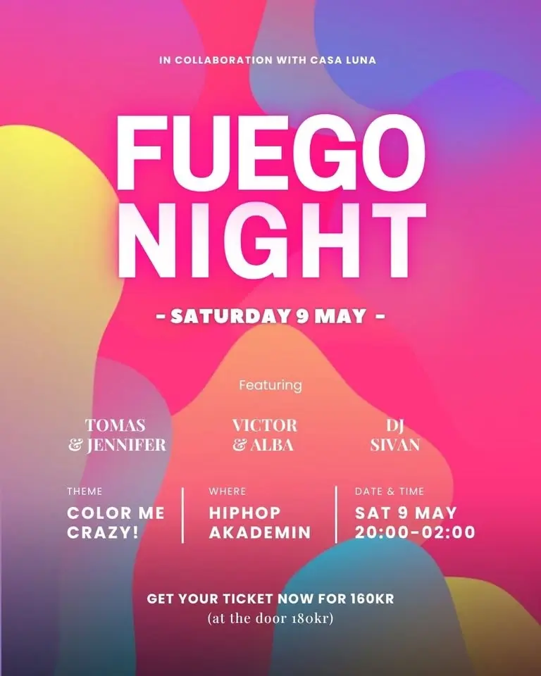 🔥Fuego night (in collab with Casa Luna ✨)