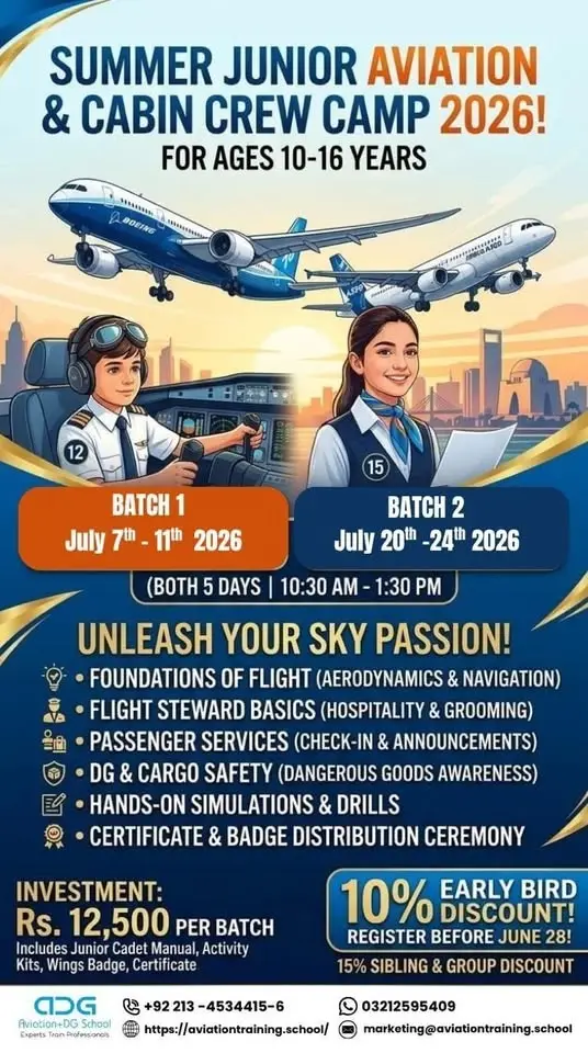 Juniors Aviation Summer Camp