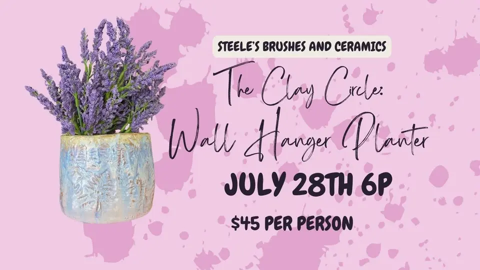 Clay Circle: Wall Hanger Planter