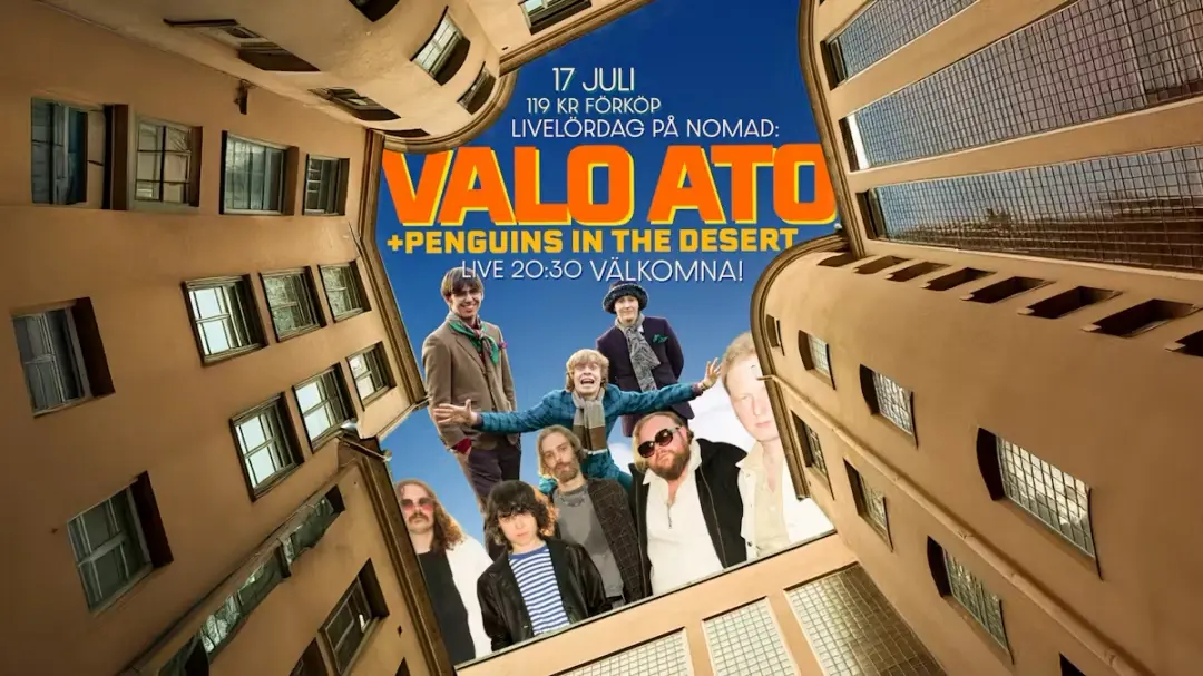 Nomad Live: VALO ATO + PENGUINS IN THE DESERT