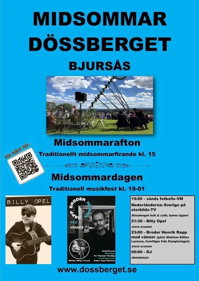 Fira midsommar i Bjursås -Dössberget