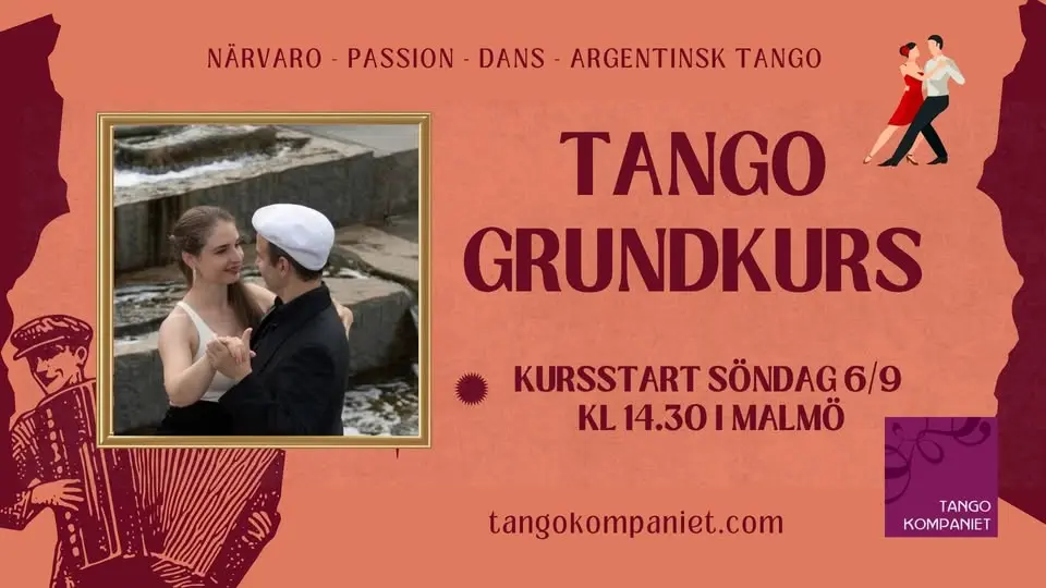 Tango Grundkurs Malmö 