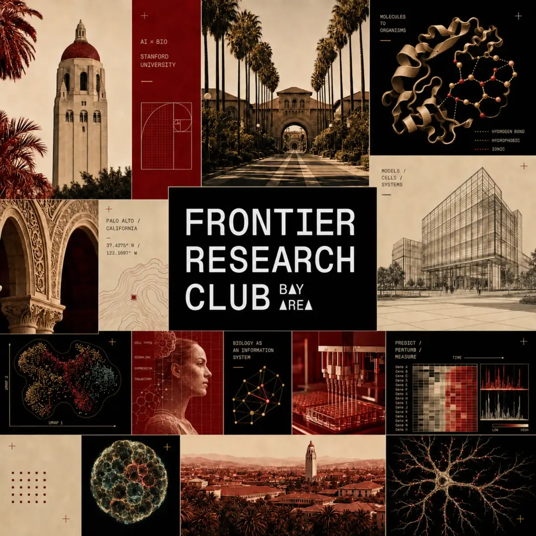Bay Area Frontier Research Club #16 | AI x Bio Track Launch (dinner + paper discussion @ Stanford University)
