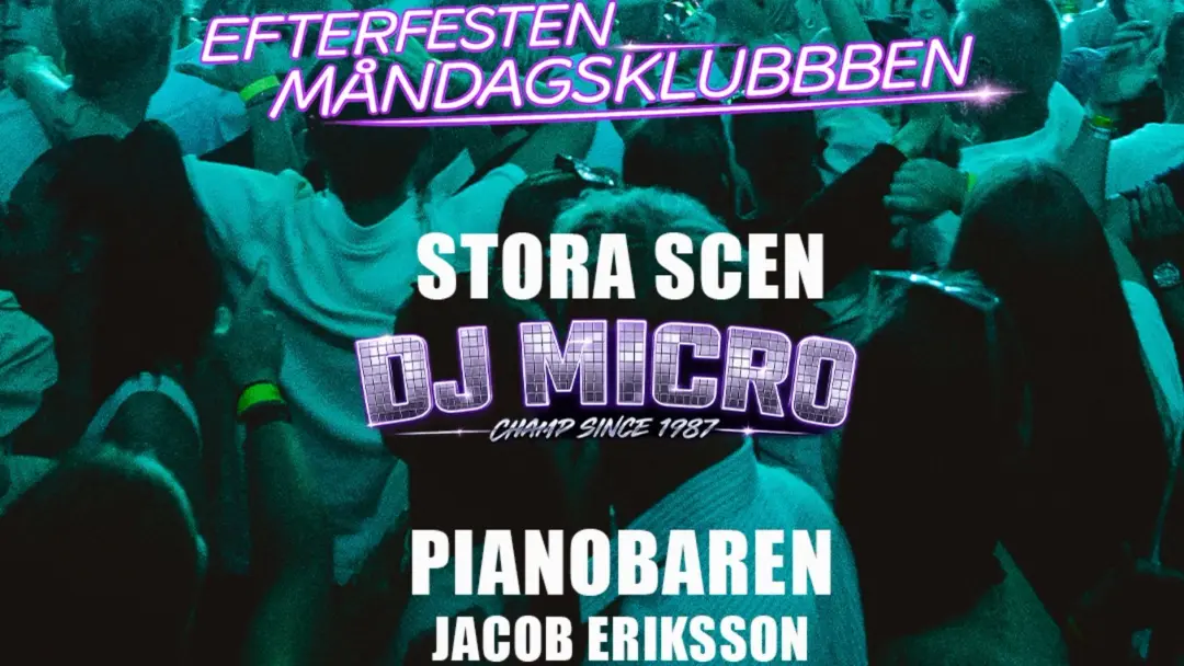 MÅNDAGSKLUBBEN 6 JULI