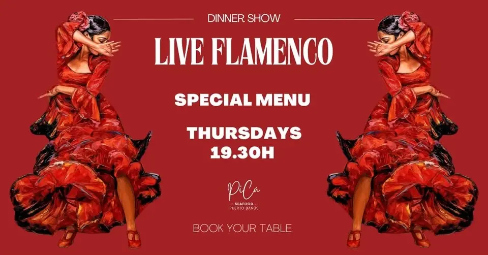  Live Flamenco in Puerto Banús – Thursdays 19:30PM | Special Menu
