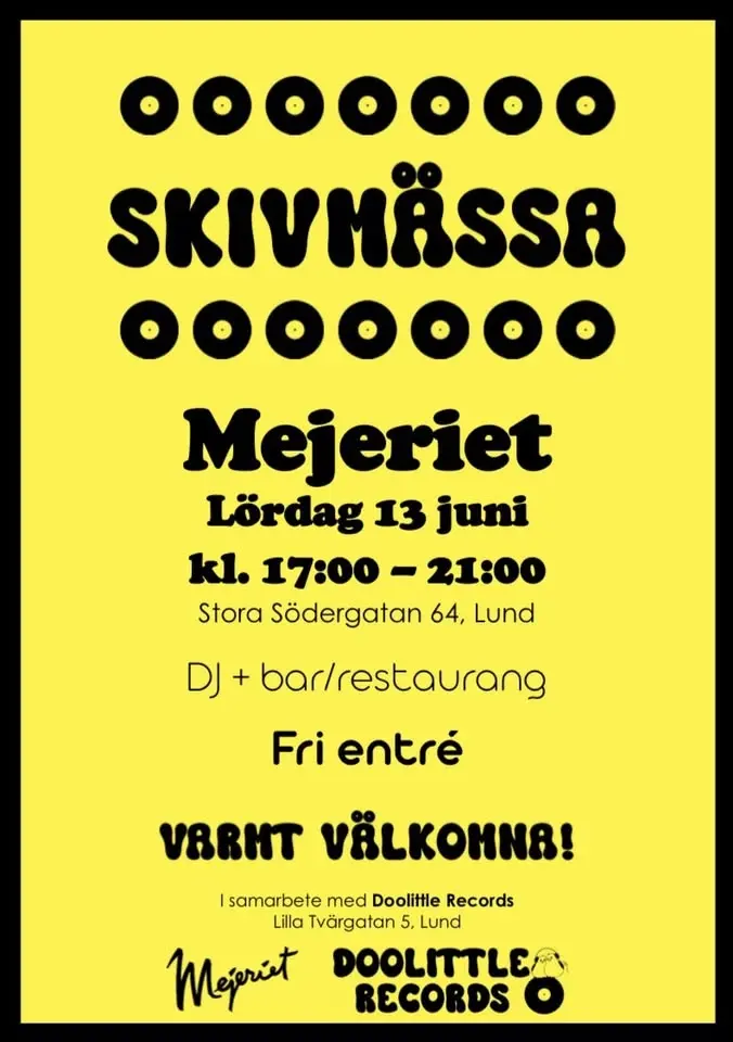 SKIVMÄSSA PÅ MEJERIET I LUND