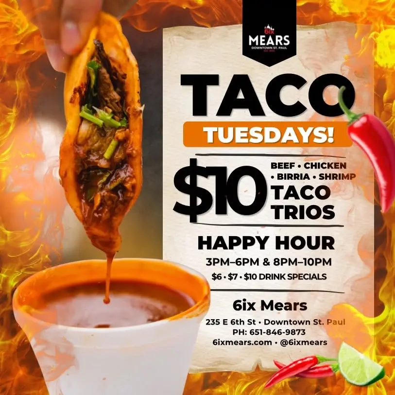 Taco Tuesday Featuring $10 Taco Trios!