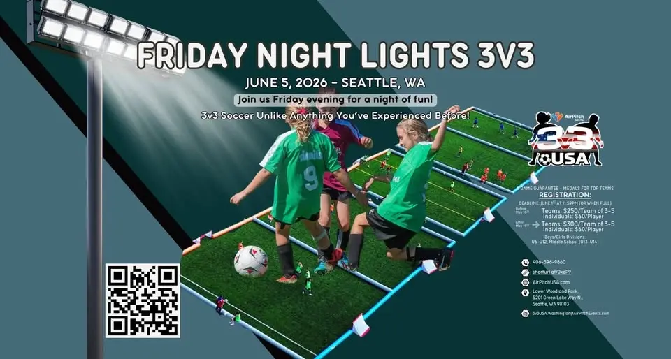 Friday Night Lights 3v3 Soccer Tournament on AirPitch