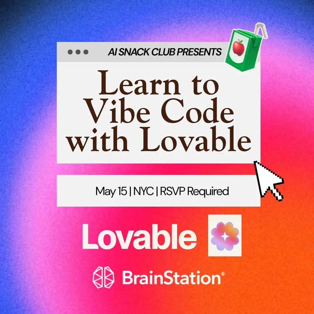 Learn to Vibe Code with Lovable & AI Snack Club in NYC