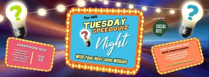 The Mill Tuesday SpeedQuiz Night