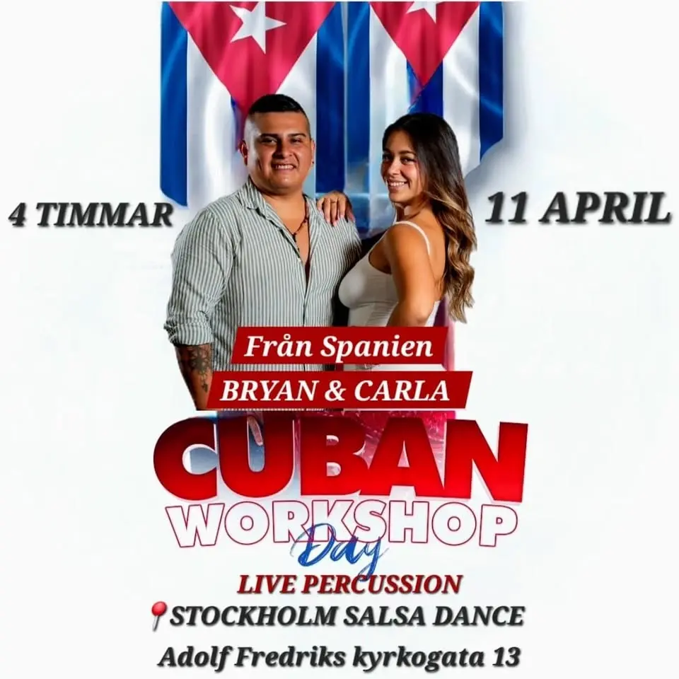 Rueda Workshops Live Percussion med Bryan & Carla i Stockholm