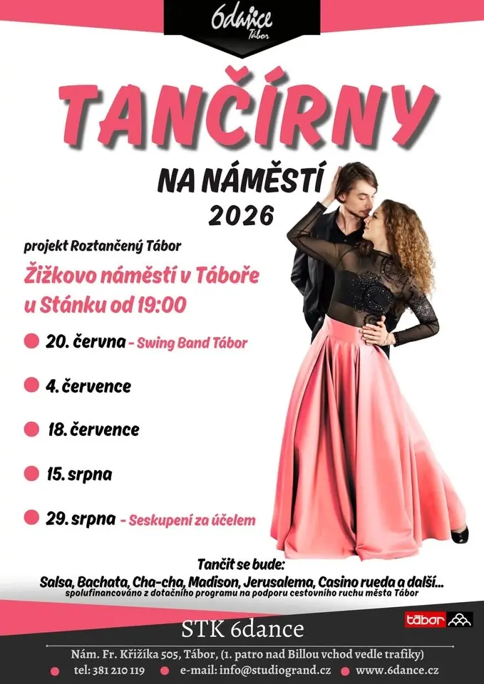 Tančírny na náměsti 2026