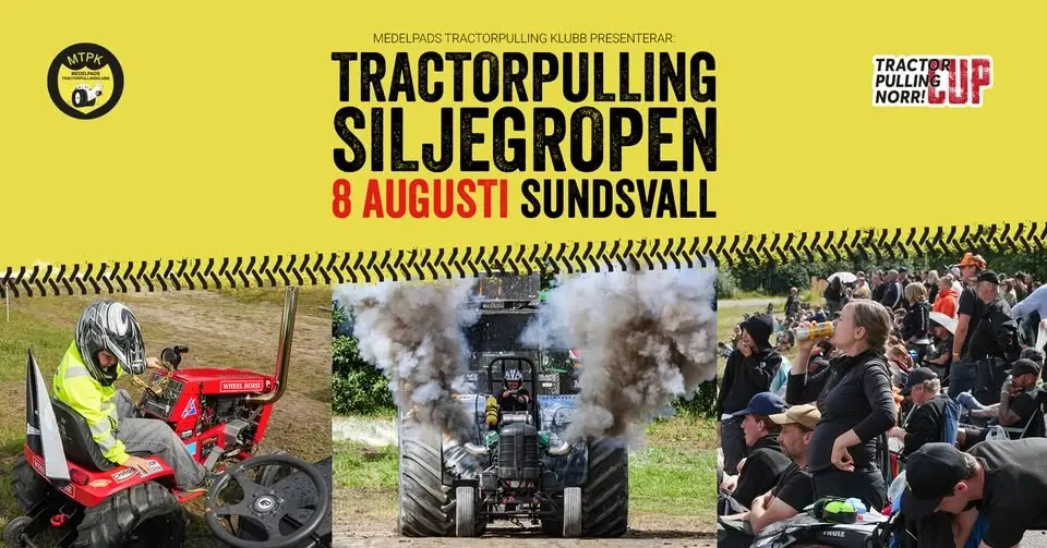Tractorpulling i Siljegropen, Sundsvall