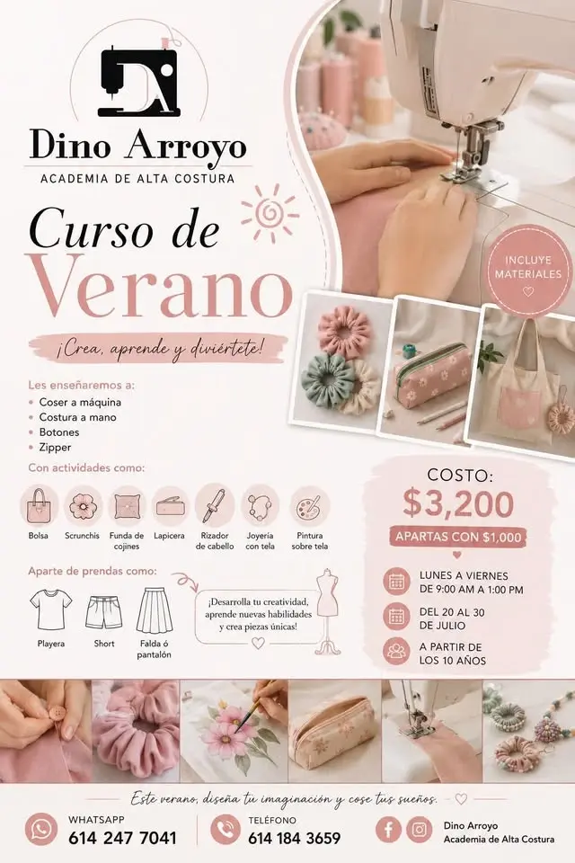 CURSO DE VERANO COSTURA