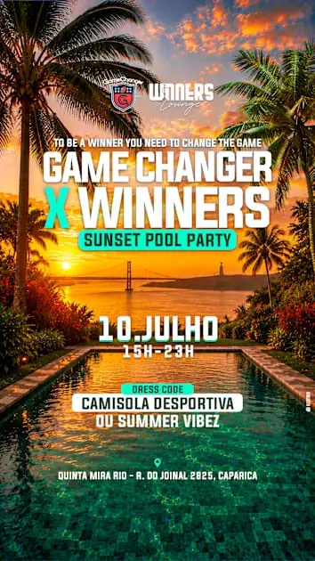 Game Changer&Winners Sunset Pool Party