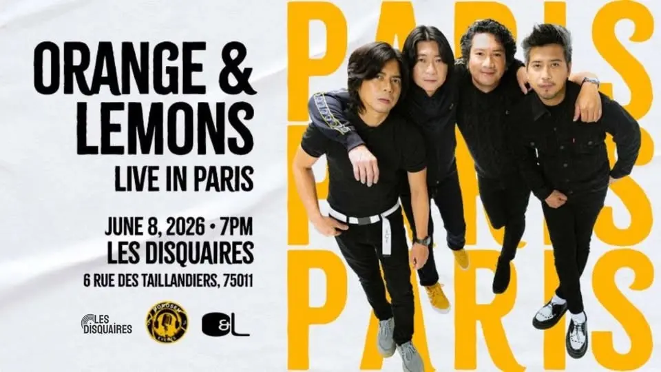 ORANGE & LEMONS LIVE IN PARIS!