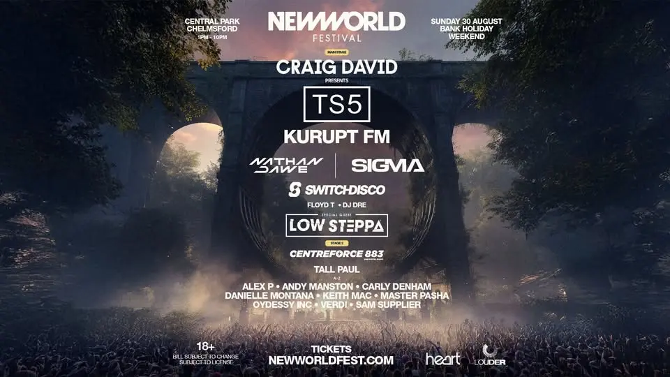 New World Festival 2026: Craig David + Many More