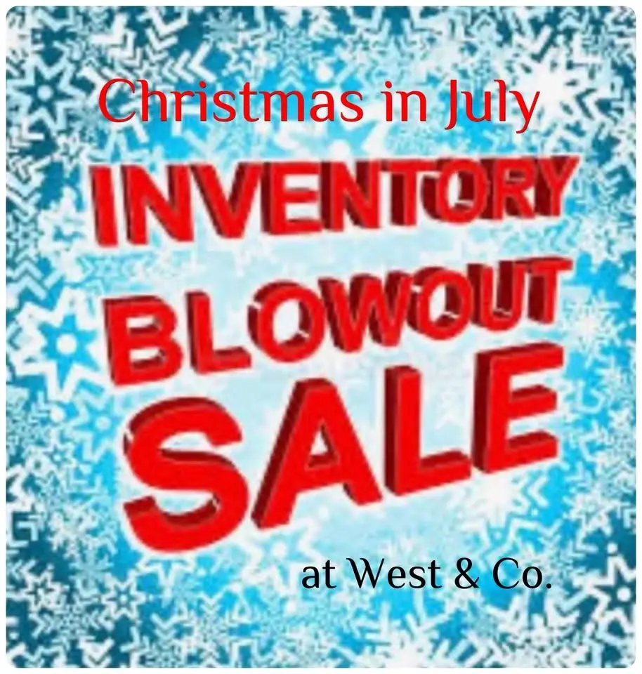 Big Inventory Sale - 2 Days - A Crafters Dream at West & Co.