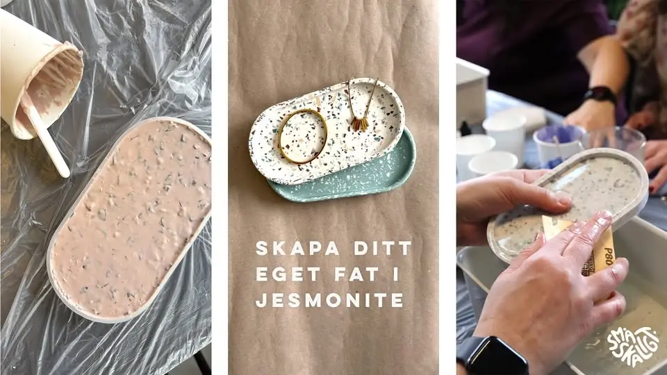 Skapa ditt eget fat i Jesmonite