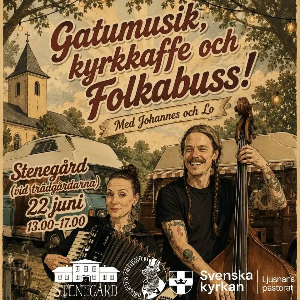 Gatumusik, kyrkkaffe och folkabuss!