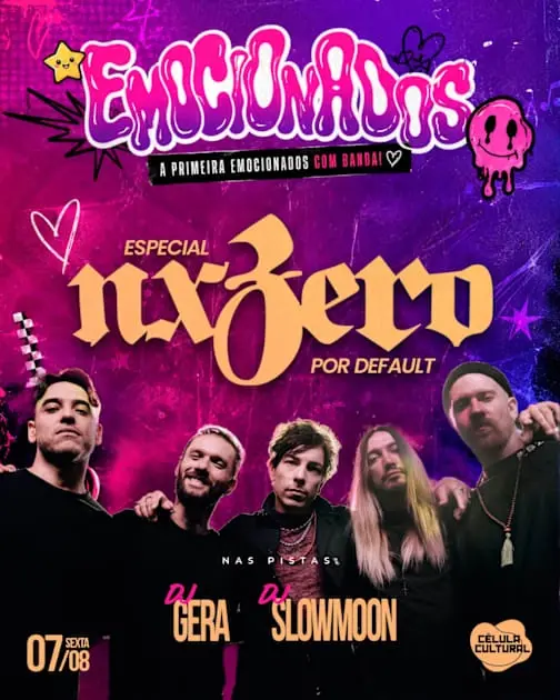 07/08(Sex) Emocionados +