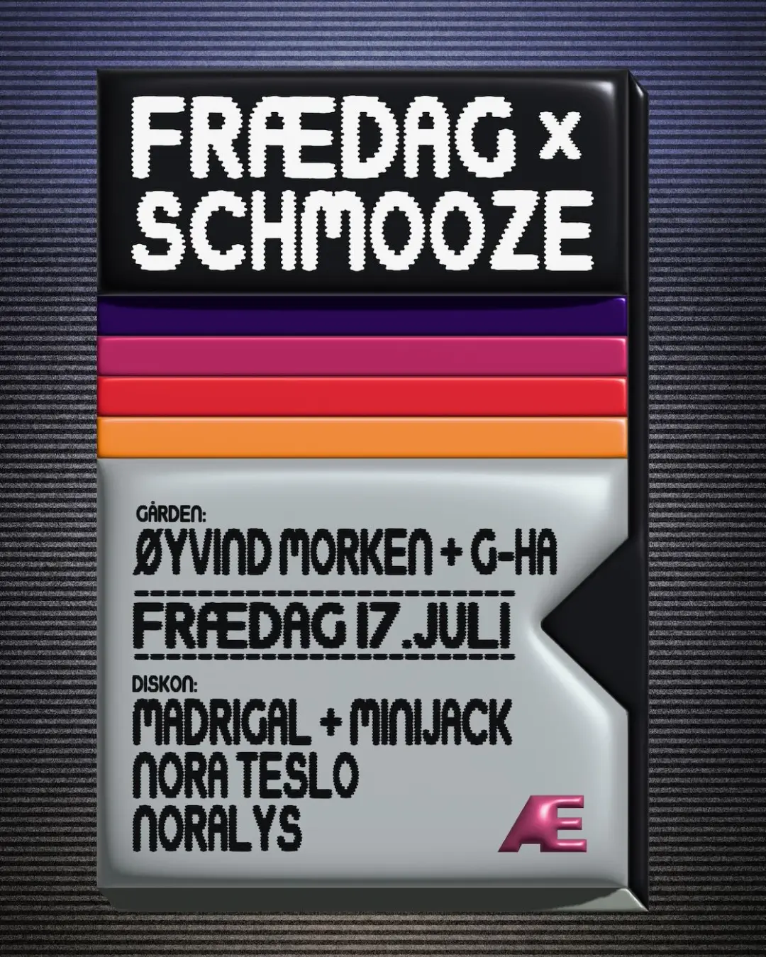 Frædag: Schmooze & Brus