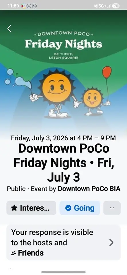 Port Coquitlam Outside Summer Dancing, Picnic Dinner.