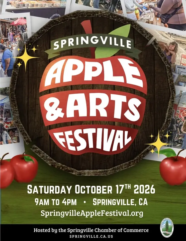 Springville Apple & Arts Festival, Oct 17th 2026