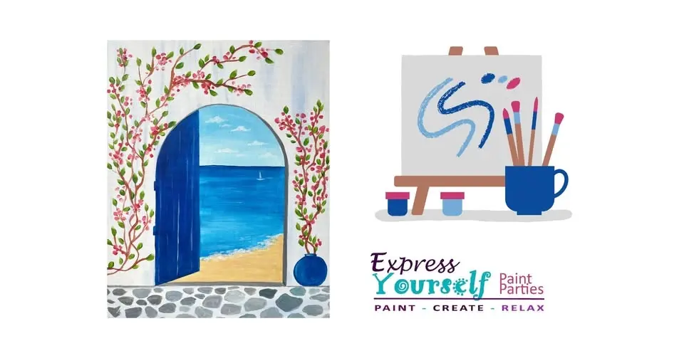 Greek Escape Paint Party @ Chingford