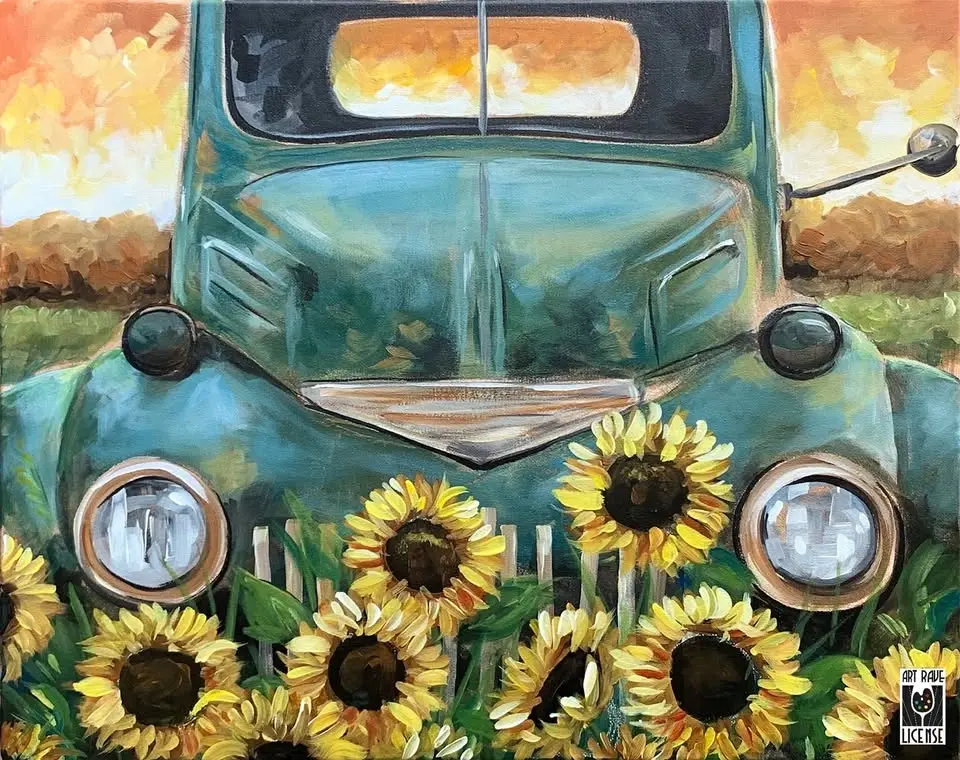 Hello Sunshine Truck Paint Night