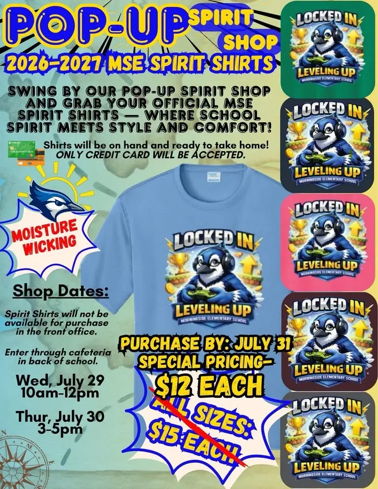 Spirit Wear Pop-Up Shop