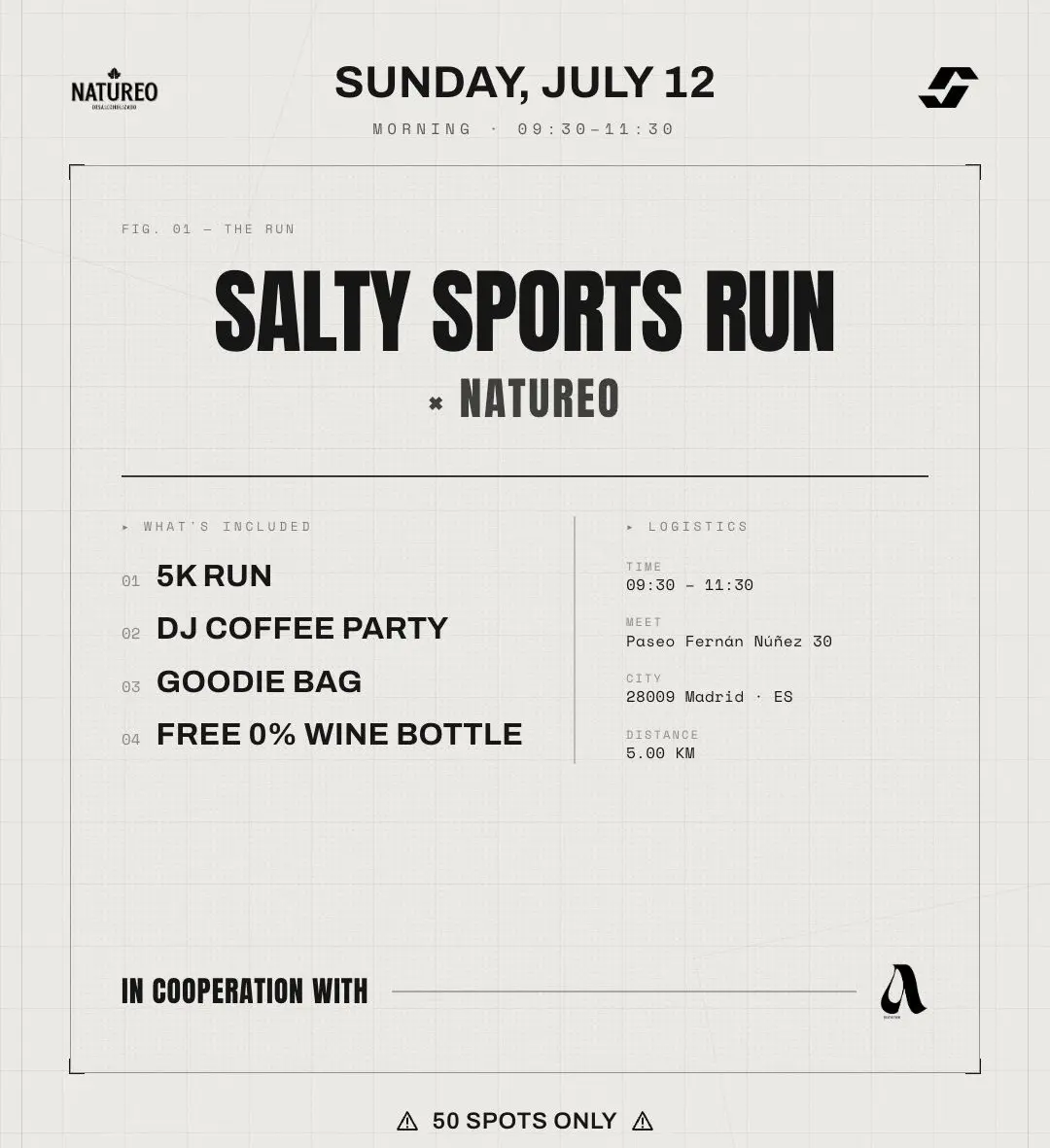 Salty Social Run X Natureo 🍷