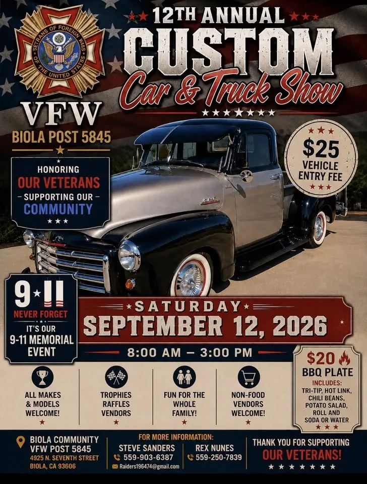 Biola VFW Car & Truck Show