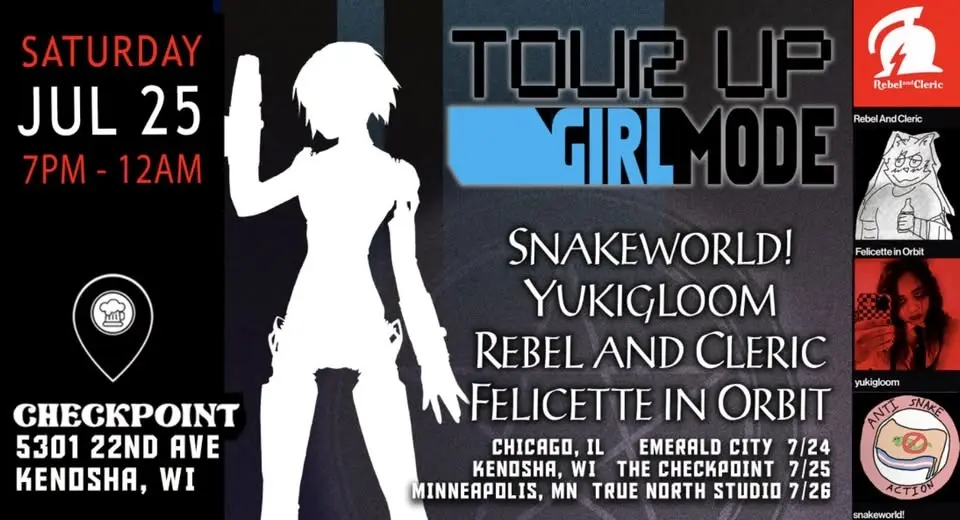 Tour Up Girl Mode Live at the Checkpoint